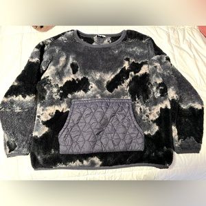 (M) joylab fleece marbled blue